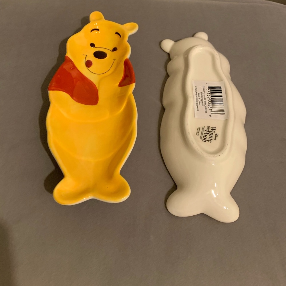 Two Disney Winnie the Pooh Spoon Rest